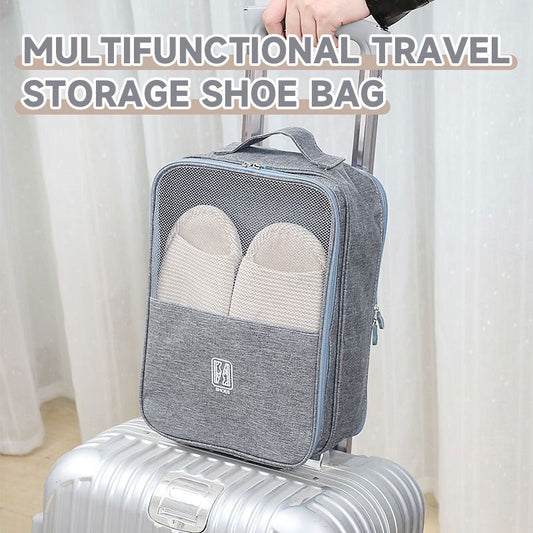 Multifunctional travel storage shoe bag