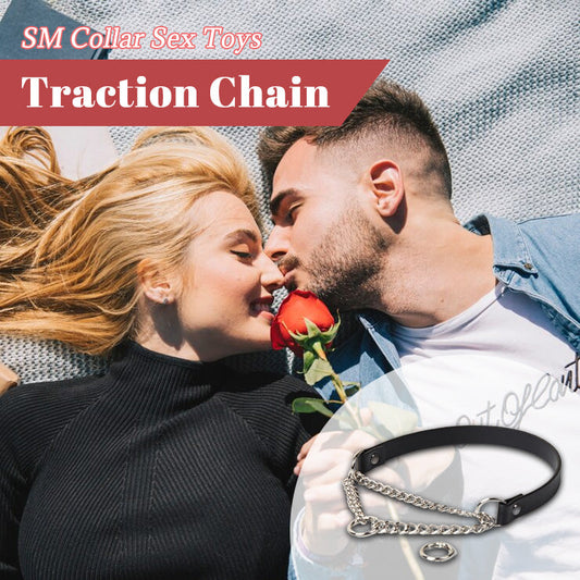 SM Collar Sex Toys Traction Chain